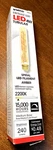 Satco S9971 Led T9 Medium E26 4.5w 120v 2000k Light Bulb, Spiral Filament. Fixed Price $11.11.