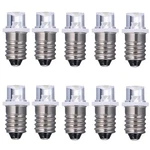 10pcs E10 Screw Flood Led Lamps +10pcs Base,3v Cold White Bulb Light .... Fixed Price $14.46.