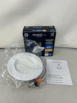 Nob Ge Reveal White 4" Recessed Downlight Flood 650 Lumen Dimmable Led. Fixed Price $15.00.