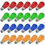 Ecovania Multicolor Light Bulbs For Christmas Lights, 1watt Waterproof Shatte.... Fixed Price $21.33.