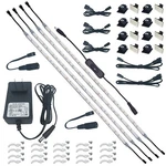 Litever Under Cabinet Led Lighting Kit, 4 Pcs 20 Inches Flexible Strips, .... Fixed Price $31.57.