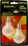 Satco S2745 120v Intermediate Base 40-watt A15 Light Bulb, Frosted. Fixed Price $11.67.