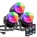 Yiixuyo Sound Activated Party Lights With Remote Control Dj Lighting, Black. Fixed Price $29.08.