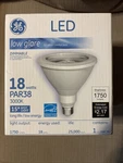 Ge 92961 Led Par38 18 Watt, 3000k, Dimmable Reflector Spot Light Bulb. Fixed Price $21.99.
