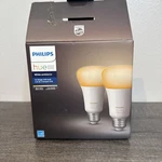 Philips Hue White Ambiance A19 Dimmable Led Bulbs- Hub Required - 2 Pack. Fixed Price $34.00.