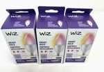 Lot Of 3 -wiz Candle Wi-fi Smart Led Light Frosted Dimmable Full Color B12/e12. Fixed Price $37.98.
