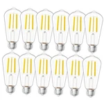 Sunco 12 Pack Vintage Led Edison Bulbs, 75w Equivalent 8.5w, 5000k Daylight. Fixed Price $37.18.