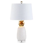 Jonathan Y 23 White/gold Pineapple Ceramic Table Lamp For Bedroom Decor Modern. Fixed Price $92.78.