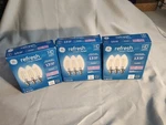 3 Packs Ge Refresh Led 25w Daylight Bc Candlelabra Dimmable 200 Lumens. Fixed Price $26.99.