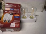 Ge Relax Led Soft White Light T14 Med. Base 450 Lumens 40w Rep. Use 5.5 2 Bulbs. Fixed Price $15.00.
