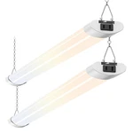 Alusso Led Shop Lights 4ft For Garage, 4800lm Super Bright, Adjustable 2700k.... Fixed Price $87.77.