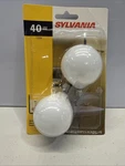 Lot Of 4 Sylvania 2 G16.5 Frosted Bulbs 40w Soft White. Fixed Price $9.95.