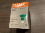 Damar Quartz Capsule Light 50 Watts Par 20 Green 130v Flood. Fixed Price $19.99.