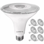 Luxrite 6-pack Led Par38 Flood Light Bulb Bright White 15w Dimmable Wet Rated. Fixed Price $49.49.