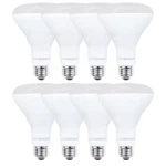 Br30 Led Bulb, 700 Lumens, Dimmable, Cec, T20, 90+ Cri, Cool White 4000k (8 Pack. Fixed Price $70.79.
