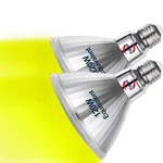 Explux Full Glass Led Par38 Outdoor Flood Yellow Light Bulbs, 120w Equivalent. Fixed Price $34.50.