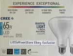 2 Bulbs Cree 65w /8.5w Led Flood Daylight 5000k Br30 Dimmable Exceptional Best. Fixed Price $19.49.