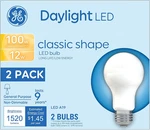 Led Light Bulbs, 100 Watt, Daylight, A19 (2 Pack). Fixed Price $27.99.