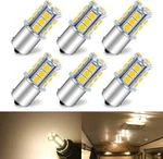Qoope 1156 1141 Led Bulb Soft Warm White, 7506 1003 1073 6pcs, White. Fixed Price $14.41.