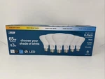 Feit Dimmable Led Flood Light 65w - 5 Color Temps, Uses 8.3w- 6 Pack. Fixed Price $20.99.