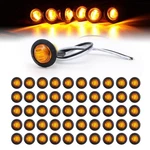 Tmh 50 Pcs 3/4 Inch Mount Amber 3 0.8" X 1.0" (l W H), 50pcs. Fixed Price $43.90.