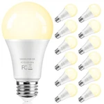 Tobusa Led Light Bulbs 100watt Equivalent 1400lm Bright A19 Warm White 12 Pack. Fixed Price $27.49.