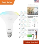 Sunco 12 Pack 11w/65w Equivalent Br30 Indoor Area Recessed Led Flood Light, D.... Fixed Price $69.99.
