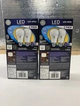 Lot Of 4 Ge Lighting 67591 10 Watt Soft White Led Dimmable Light Bulb 2 Pack. Fixed Price $14.14.