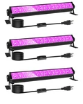 3 Pack 42w Led Black Light Bar, Blacklight Flood With Plug & Switch 5.... Fixed Price $53.55.