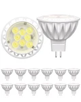 Gohdlamp Mr16 Led Bulbs 12-pack 6000k Cool White 5w Gu5.3 Spotlight Bulb,. Fixed Price $64.41.