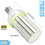 Industric 100w Led Corn Light Bulbs Warehouse Parking Lot Lighting E39 Base 480v. Fixed Price $63.20.