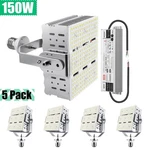 Kukuppo (5pack) 150w E39 Pole Light Retrofit Kit Led Shoebox Street Lamp Fixture. Fixed Price $565.19.