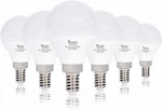6 Pack Led G14 G45 Globe Candelabra 7w 120v 60w Equivalent E12 5000k Daylight. Fixed Price $16.95.