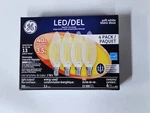 4 Ge Led Chandelier Clear Candelabra = 40 Watt Warm White Light Bulb E12 2700k. Fixed Price $11.11.