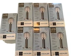 Kichler Soft White Led Light Bulb Lot Candelabra Base G16.5 25w Clear (7 Boxes). Fixed Price $29.95.