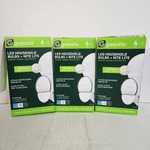 3x Greenlite Led Boxes Household Bulbs(12) + Night Lite(2), 60w Replacement. Fixed Price $31.50.