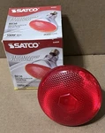 Satco S4424 100 Watts Br38 Indoor/outdoor Reflector Flood Light Bulb Red Nos. Fixed Price $15.99.