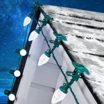 Moonflor C9 Led Christmas Lights Outdoor With 50 Spring Clips, 50ft Wa.... Fixed Price $112.89.