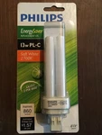 Philips Cfl 13w Pl-c Soft White 2700k Light Bulb Gx23-2 Base. Fixed Price $8.00.