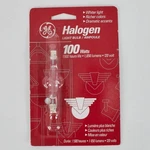 Ge Halogen Light Bulb 100 Watts Type T 1500 Hour Life 1650 Lumens 120 Volts. Fixed Price $7.00.
