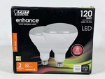 Feit Electric 120w Br40 Dimmable Led Flood Light Bulb Soft White E26 (2-pack). Fixed Price $20.00.
