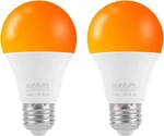 Kinur Led Amber Light Bulbs, A19 9w(60w Equivalent) 1800k E26 A19,. Fixed Price $14.52.