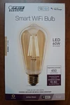 Feit Electric Acre St19 E26 (medium) Led Smart Bulb Amber 60 Watt Equivalence 1. Fixed Price $15.00.