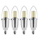 Bogao E12 Led Candelabra Bulb, 12w Daylight White 4 Count (pack Of 1),. Fixed Price $30.99.