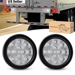 Gooacc 4 Inch Round Trailer Tail Light 2 Pcs 12 Led Amber White 12led 2pcs. Fixed Price $33.65.