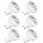 Luxrite Mr16 Led Bulb Gu10 4000k 500lm 120v Enclosed Fixture Rated (6-pack). Fixed Price $39.95.