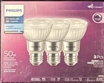 Philips 50w Equivalent Daylight Par20 Dimmable Led Light 9pk. Fixed Price $21.73.