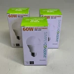 Simply Conserve (3 Pack) Led Light Bulb 800 Lumens Daylight L09a1950kencl. Fixed Price $16.80.