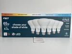 Feit Electric Dimmable Led Bulbs Br30 65w Replacement 6500k 6-pack. Fixed Price $17.99.