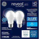 Ge Reveal Hd 60-watt Eq A15 Color-enhancing Medium Base E-26 Dimmable Led Bulbs. Fixed Price $10.00.